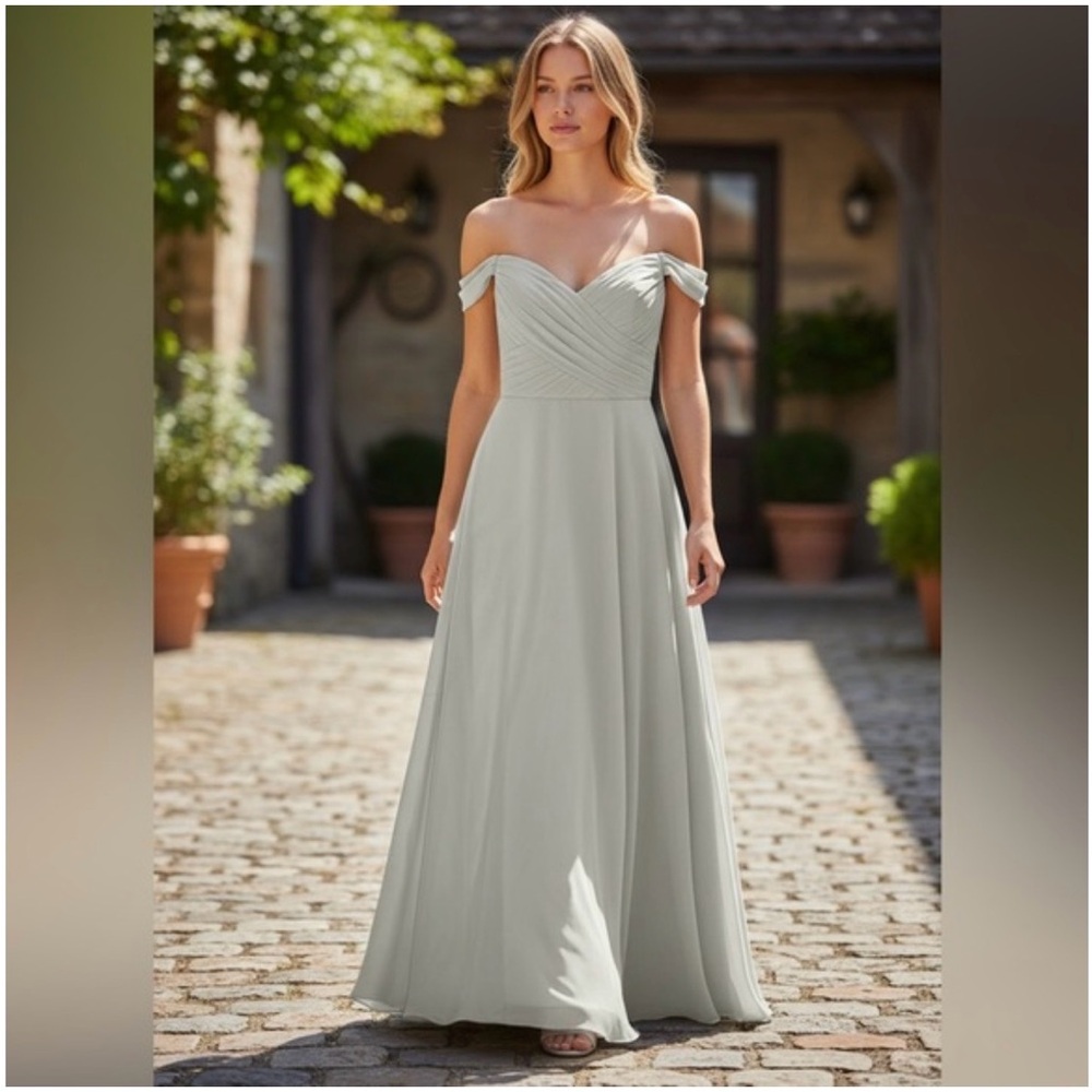 SORELLA VITA - Off-Shoulder dress Sage